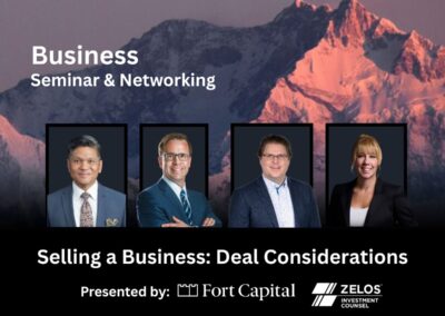 Selling a Business: Deal Considerations